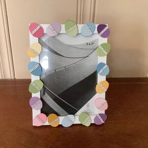 5x7 paint chip sample Easter egg picture frame